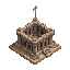 um coliseu no formato de uma roleta de cassino