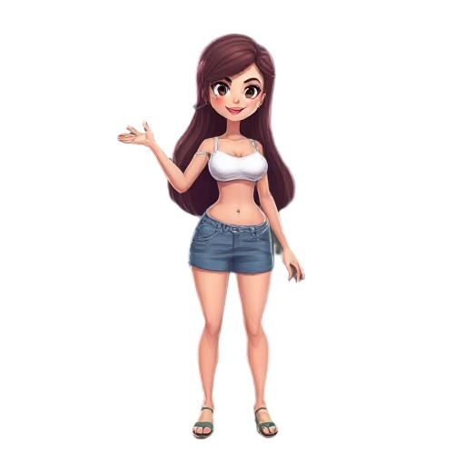 crie uma mulher sem roupas