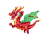 majestic multicolor traditional chinese dragon flying leviathan