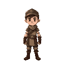 young warrior with a cap
