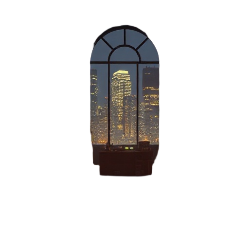 high-resolution 16bit pixel-art cinematic background of a 1940s relay computer laboratory at night, glowing amber lamps illuminating wooden floor and relay racks, city lights through tall arched windows, visible pixel grid, no blur, sharp pixel edges, nea