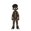 a young black man who survived a zombie apocalypse