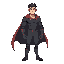 man with cape