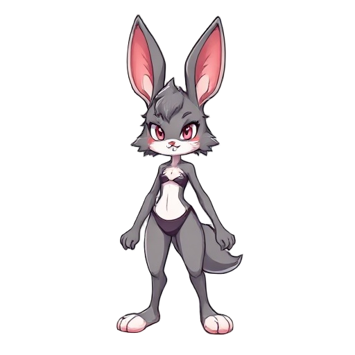 feral bunnygirl human