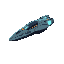 side-view, bullet-hell shooter game and 2d side-scrolling shooter game side view, futuristic reconnaissance drone, sleek elliptical cockpit with glowing sensor array