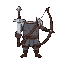 generate a stone sword and a chainmail chestplate with a bow as items