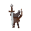 generate a stone sword and a chainmail breastplate with a bow as items