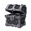 generate a small chest of iron and black