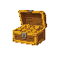 generate a yellow chest with a combination of gold from minecraft filled with resources