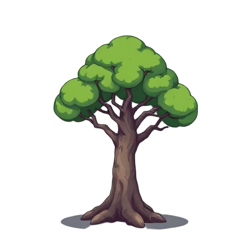 un árbol de cerezo