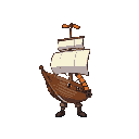 crie 3 um sprite de nave para um jogo shooter 