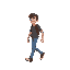 a guy walking