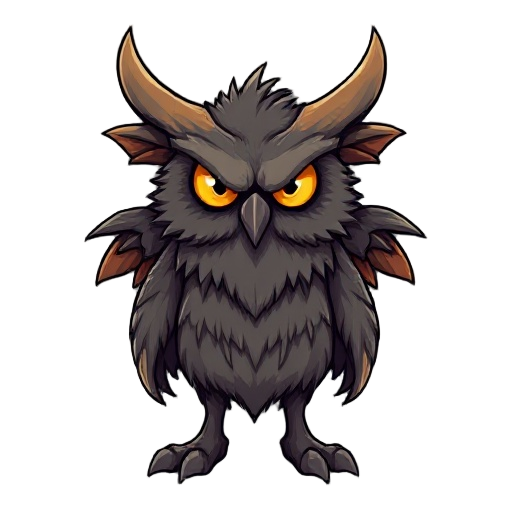 evil owlbear monster 