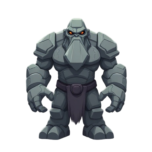 stone golem, huge