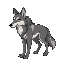 create a character that is a maned-wolf that walks on two legs