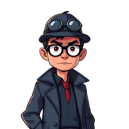 detective with cyberpunk anime style 40 year old
