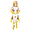 a 25 year old european superheroine girl, full body, standing up, blonde long straight hair with part at a side, kind face, full body image, looking up front, wearing a tight white superheroine body suit and yellow tight gloves and yellow tight tall boots