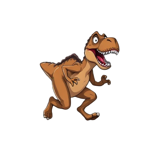 scared prehistoric man running from something
