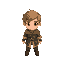 medieval child, 16x16