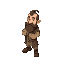 1 man dwarf, standing, full body, high detailed
