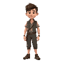 boy drees like indiana jones 