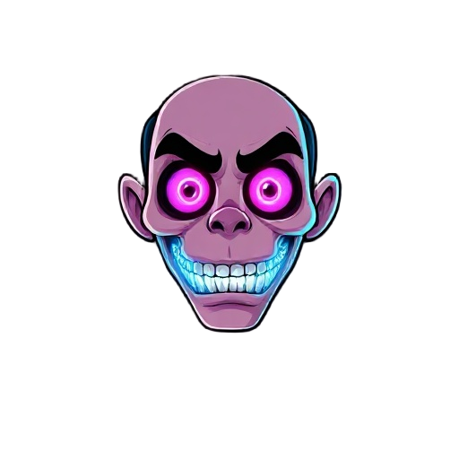 esta bien pero quiero que  realmente no tenga pupilas si no solo se mire como si de una mascara salira la lus ademas la corrupcion neon del braso debe ser menos pronunciada realmente sin modificar el brazo comos i fuera su coolor  ademas recuerda mantener