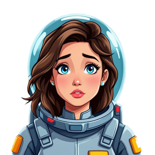 female who just got out of a cryogenic capsule in a space station 