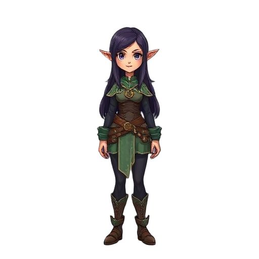personagem feminina druida