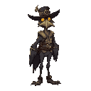 a steampunk scarescrow