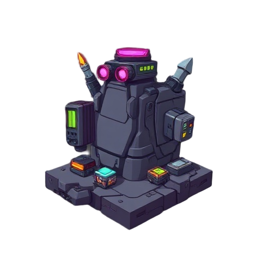 cyberpunk plaftormer sprite map