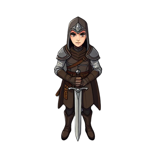 medival  solider hand sword 