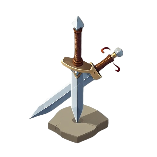 medival  solider hand sword 