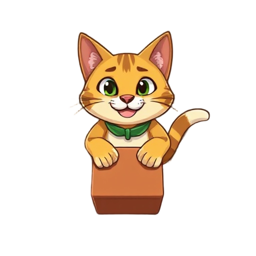 faça um gato entregador de encomendas 