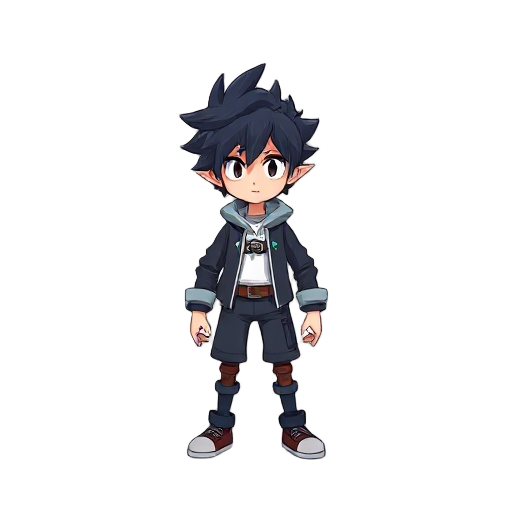 kris from deltarune standing still