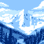 snowy mountain background in 1920 x 1080
