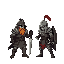 a warriors like dark souls mystara style souls like dark fantasy style stylized gestual
