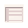 a supermarket shelf, pastel colors. top-down view, pastel colors. the shelf is empty, clean, and minimalistic, designed for a grocery store. soft color palette, smooth and sim