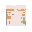 a supermarket shelf, pastel colors. top-down view, pastel colors. designed for a grocery store. soft color palette, smooth and sim