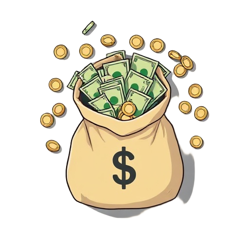 bag full of money