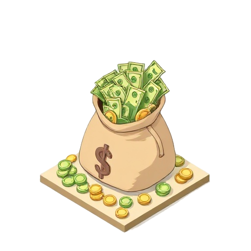 bag full of money