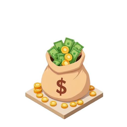 bag full of money