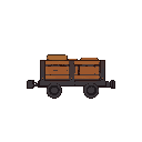 inventory icon, simple, not complex, also, it is a train game, so maybe make the icon like a train storage cart? needs to be thick and simple