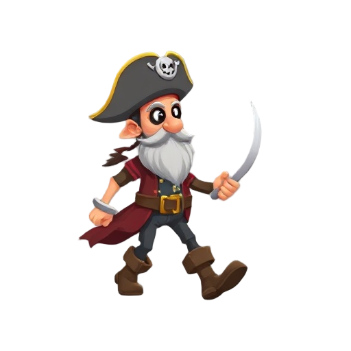 pirate walking