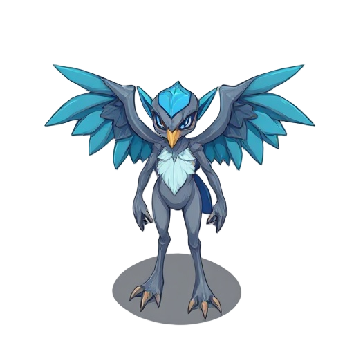 blue winged, sfw, harpy,