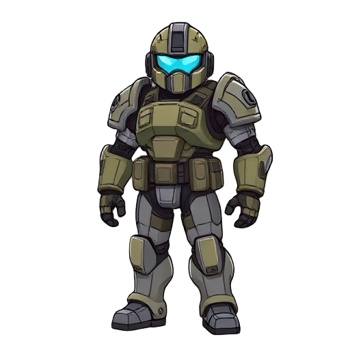 soldier with robot arm 