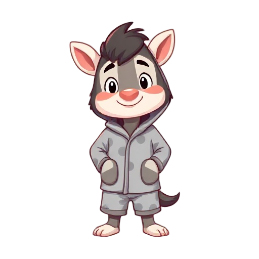 niño con pijama estilo pixel