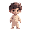 niño con pijama estilo pixel