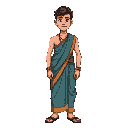 a guy in saree