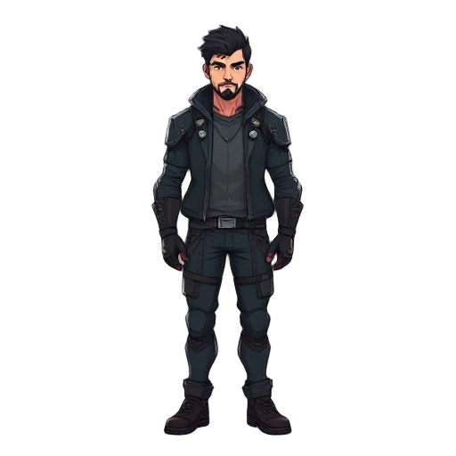 dystopian man