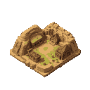 old ancient battle valley isometric tileset